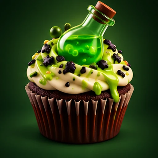 Magic Potion cupcake representing 4096